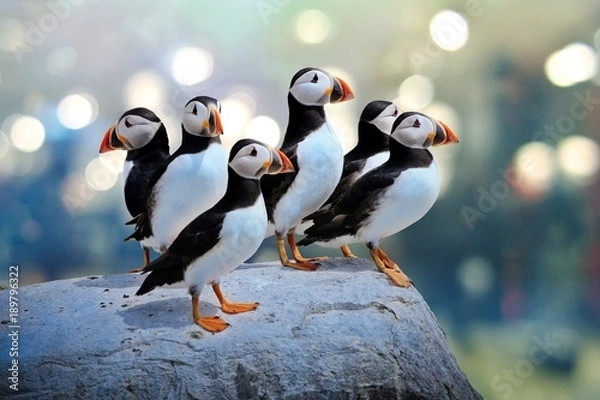 Obraz Atlantic Puffins