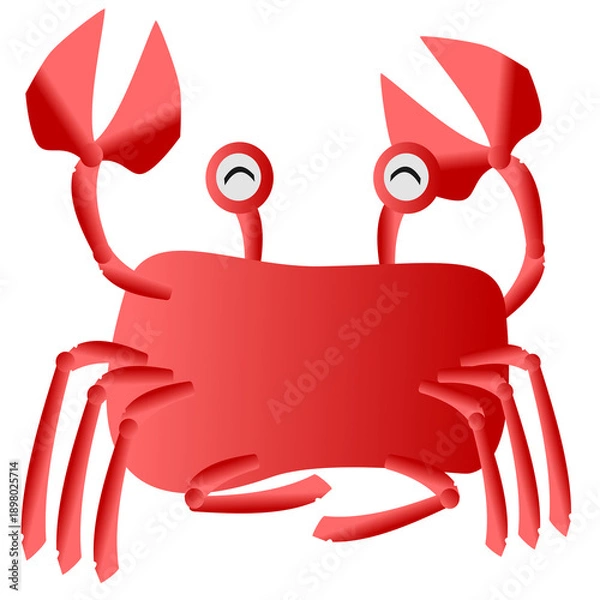 Obraz カニのキャラクターデザインパーツ