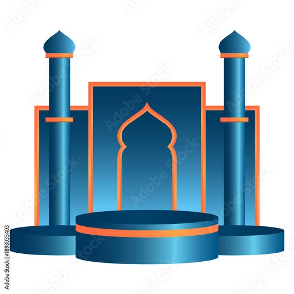 Obraz Islamic Podium Display