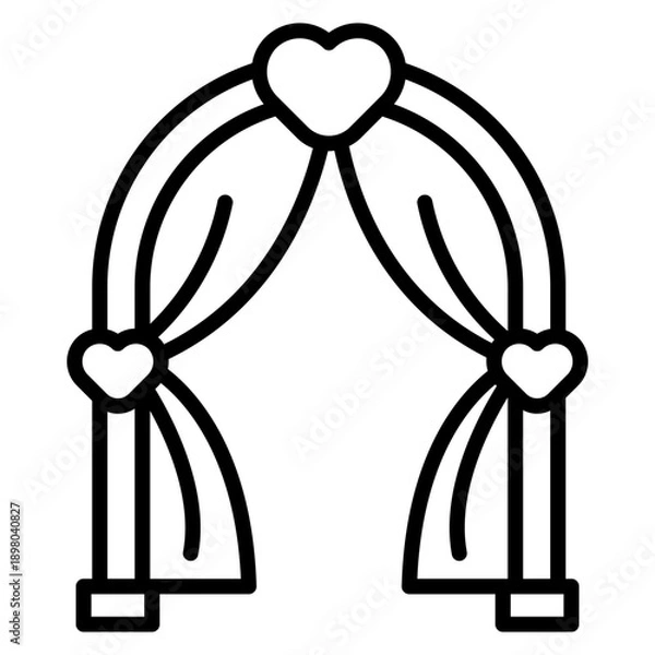 Fototapeta Wedding Arch