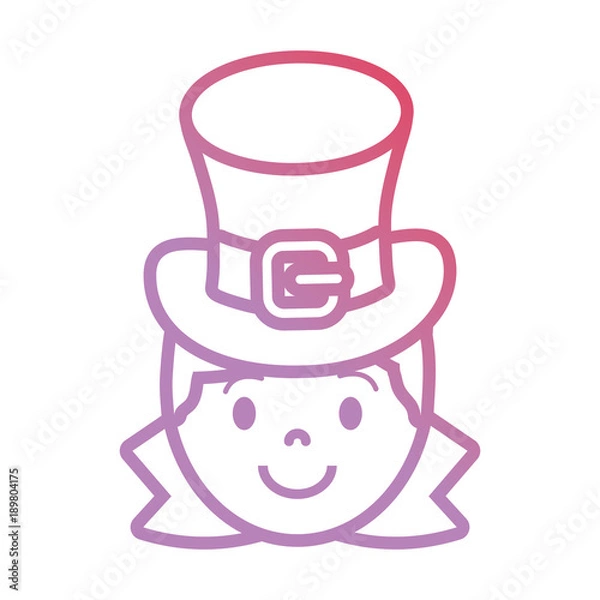 Fototapeta Irish top hat design