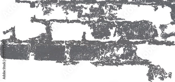 Obraz Brick wall grung overlay