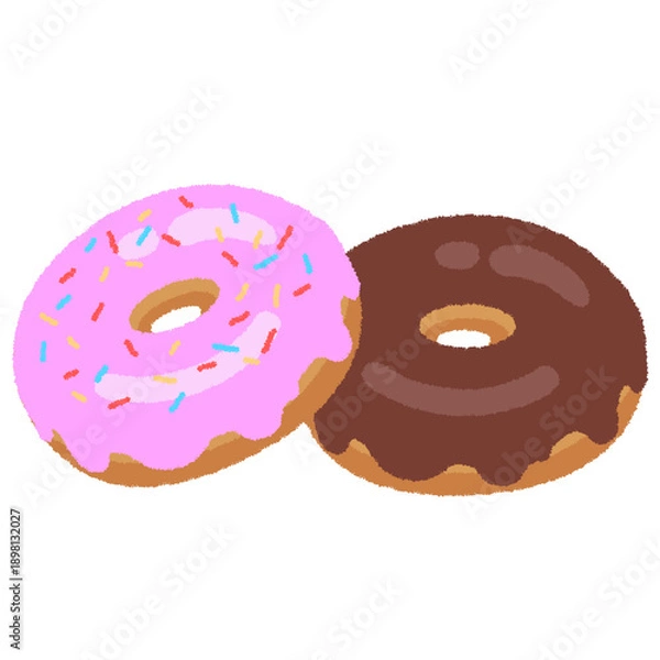 Obraz ドーナツのイラスト