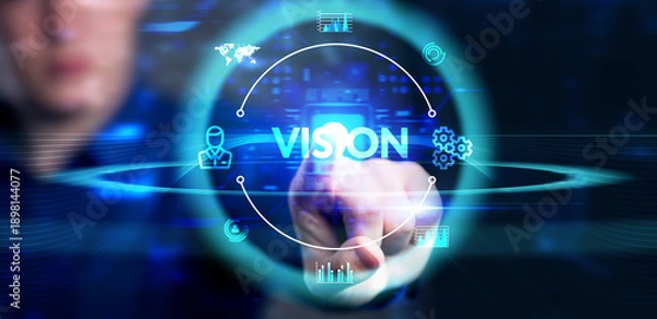 Obraz Vision concept. Business, Technology, Internet and network concept.