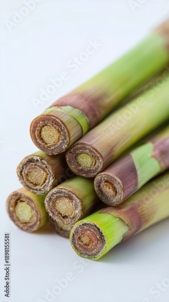 Obraz Close Up Stacked Lemongrass Stems