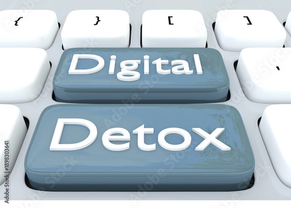 Fototapeta Digital Detox concept
