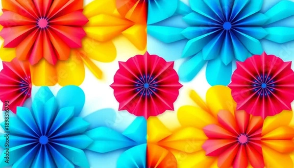 Obraz colorful flower background