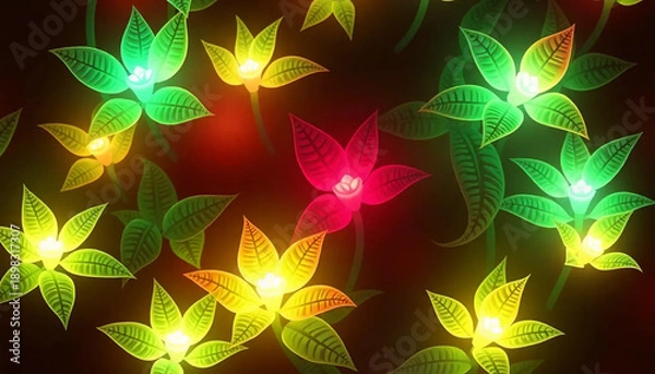 Obraz abstract floral background