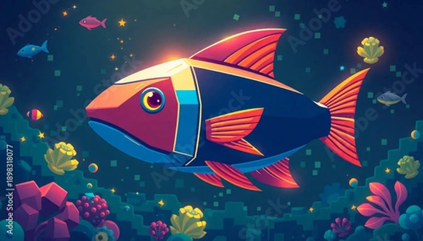 Obraz fish in the water