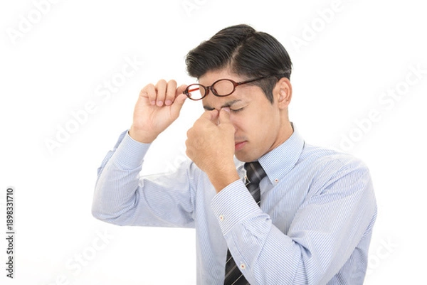 Obraz 疲れた男性