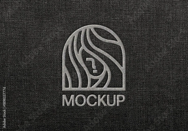 Obraz Embroidered Logo Mockup
