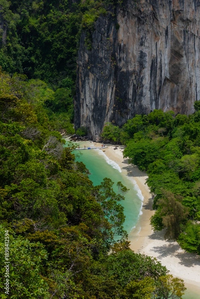 Fototapeta mountain and beach 
