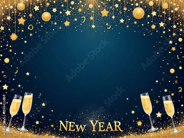 Obraz new year celebration