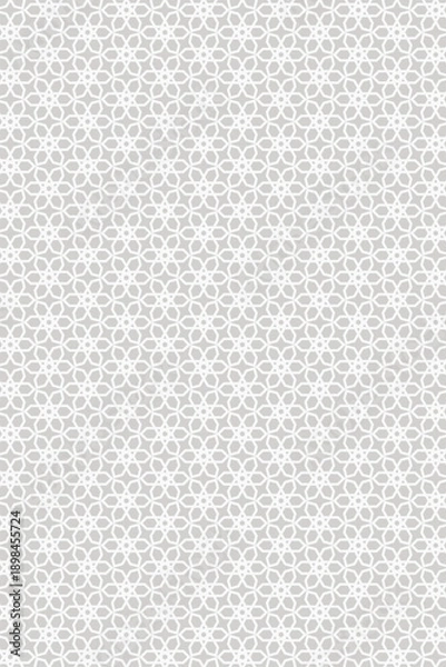 Obraz Islamic or Arabic theme pattern or style in gray cream