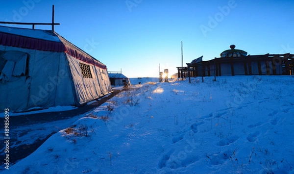Fototapeta The landscape of Bashang in Hebei, China