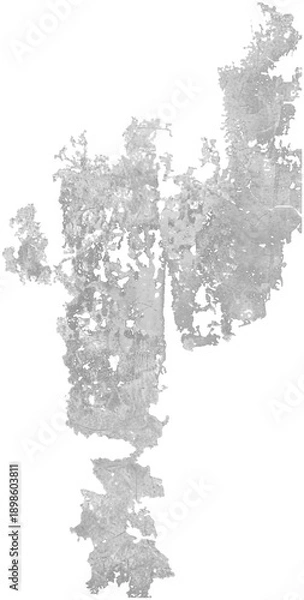 Obraz Rough wall edges overlay