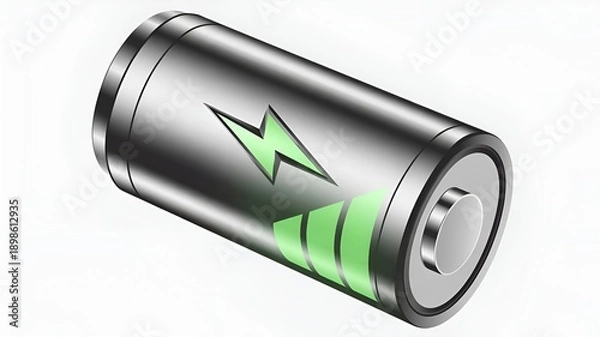 Obraz battery icon vector illustration