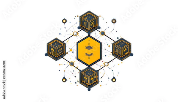 Obraz Metaverse VR Headset Icon