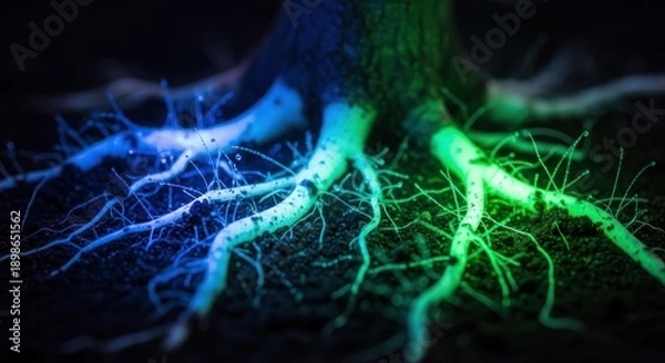 Obraz abstract blue background