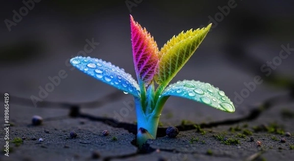 Obraz purple crocus flower