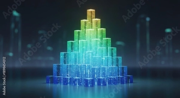 Obraz abstract city lights