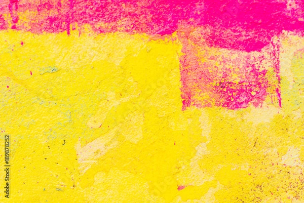 Obraz Concrete wall painted in different colors - texture, background