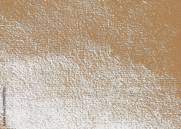Fototapeta Rough brown plaster wall creating an abstract texture