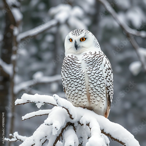 Obraz Snowy owl