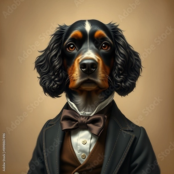 Obraz Victorian dog portrait 