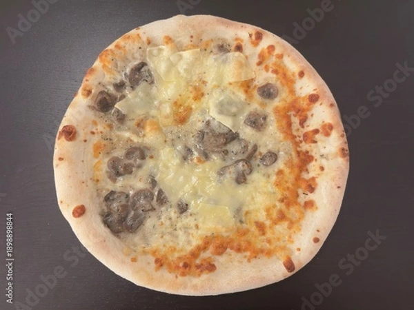 Obraz pizza on a white background