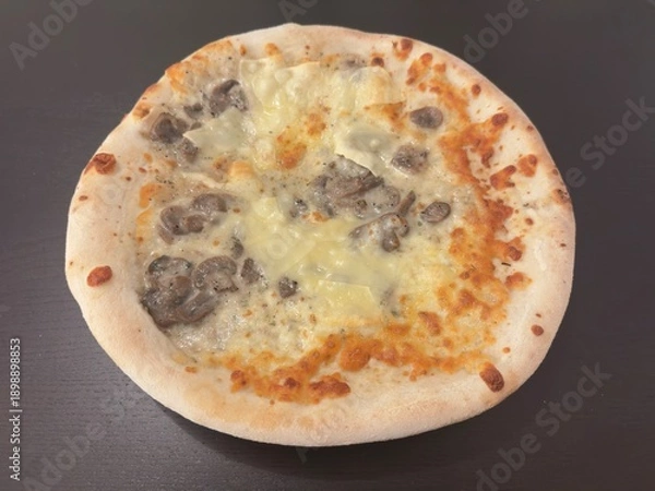 Obraz pizza on a white background