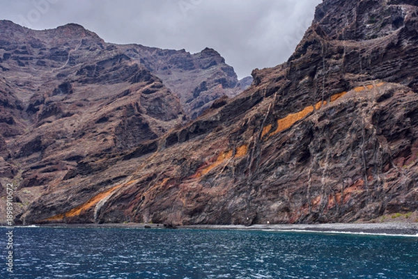 Obraz Los Gigantes cliffs from ocean