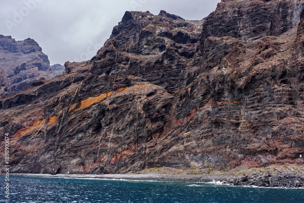 Obraz Los Gigantes cliffs from ocean
