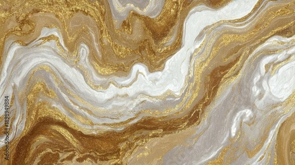 Obraz Seamless gold marble texture background