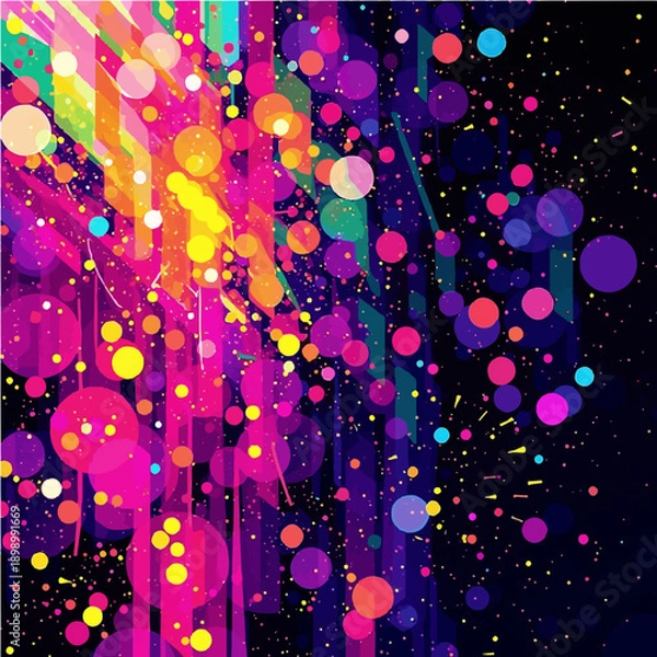 Obraz abstract background with circles