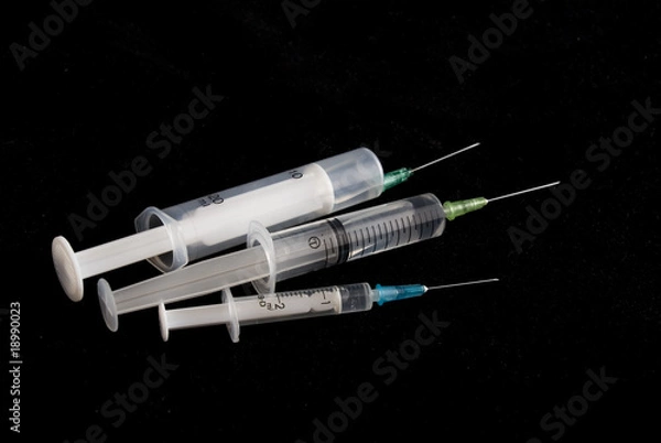 Obraz three syringes