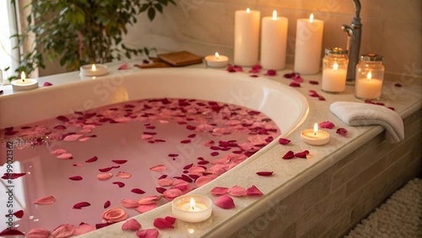 Obraz luxury bath room