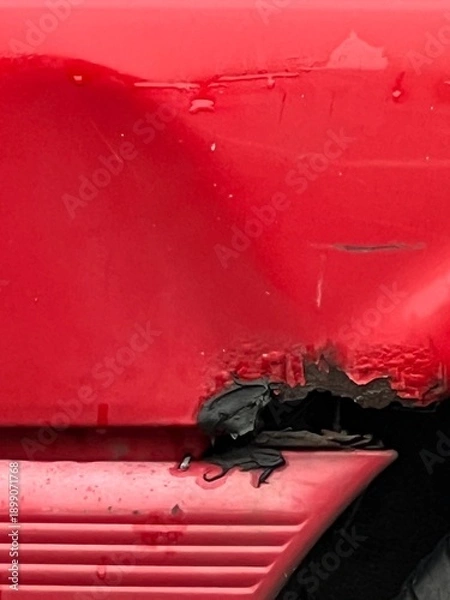 Obraz A rusty car fender