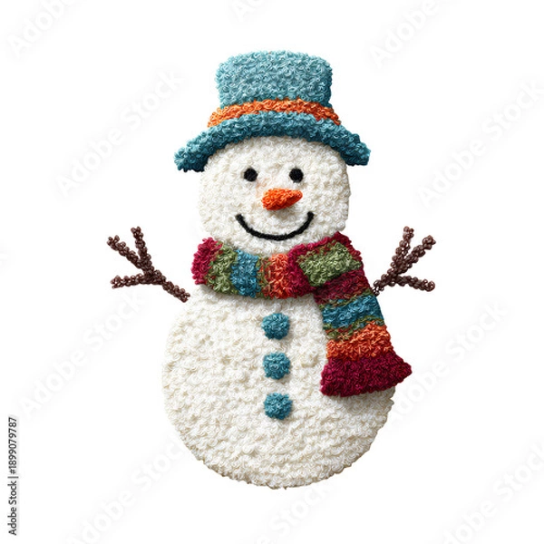 Obraz snowman isolated on transparent