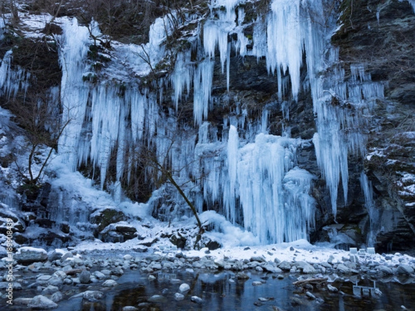 Fototapeta 三十槌の氷柱