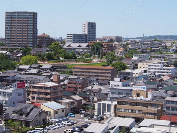 Obraz 豊田市市街地の風景