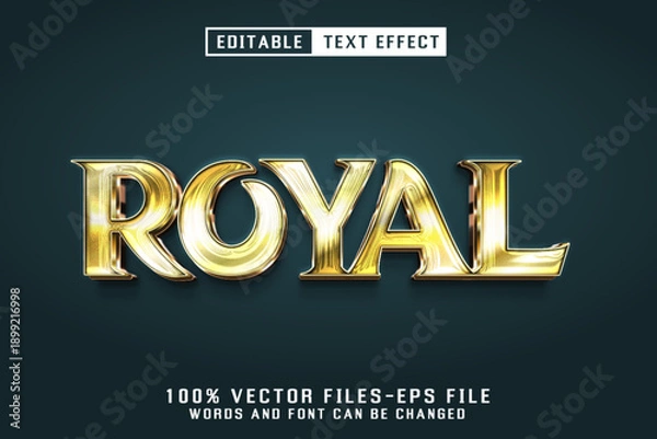 Obraz Royal Luxury Editable Text EEffect