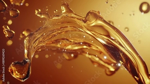 Obraz 液体が飛び散る瞬間