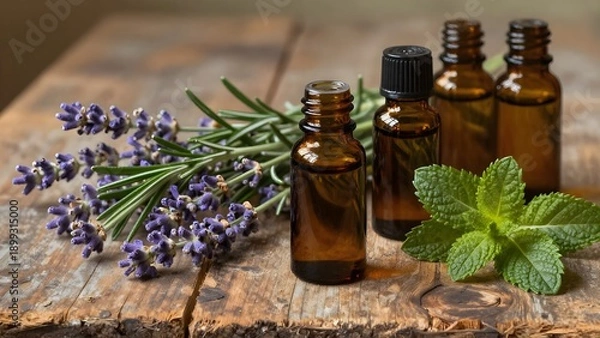 Obraz Essential oils