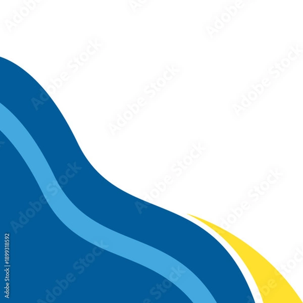 Obraz Flat Business Corner Illustration