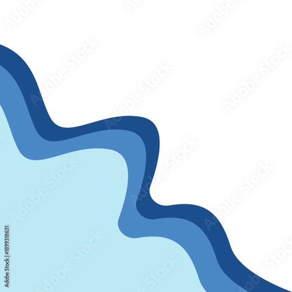 Obraz Flat Business Corner Illustration