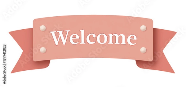 Obraz Welcome name tag