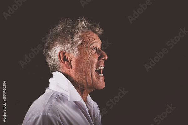 Obraz Mann, schreiend