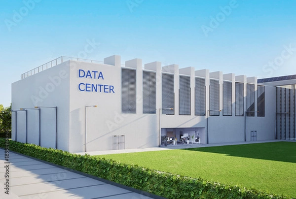 Obraz Data center building exterior