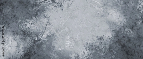 Obraz 抽象的　水墨画　背景素材